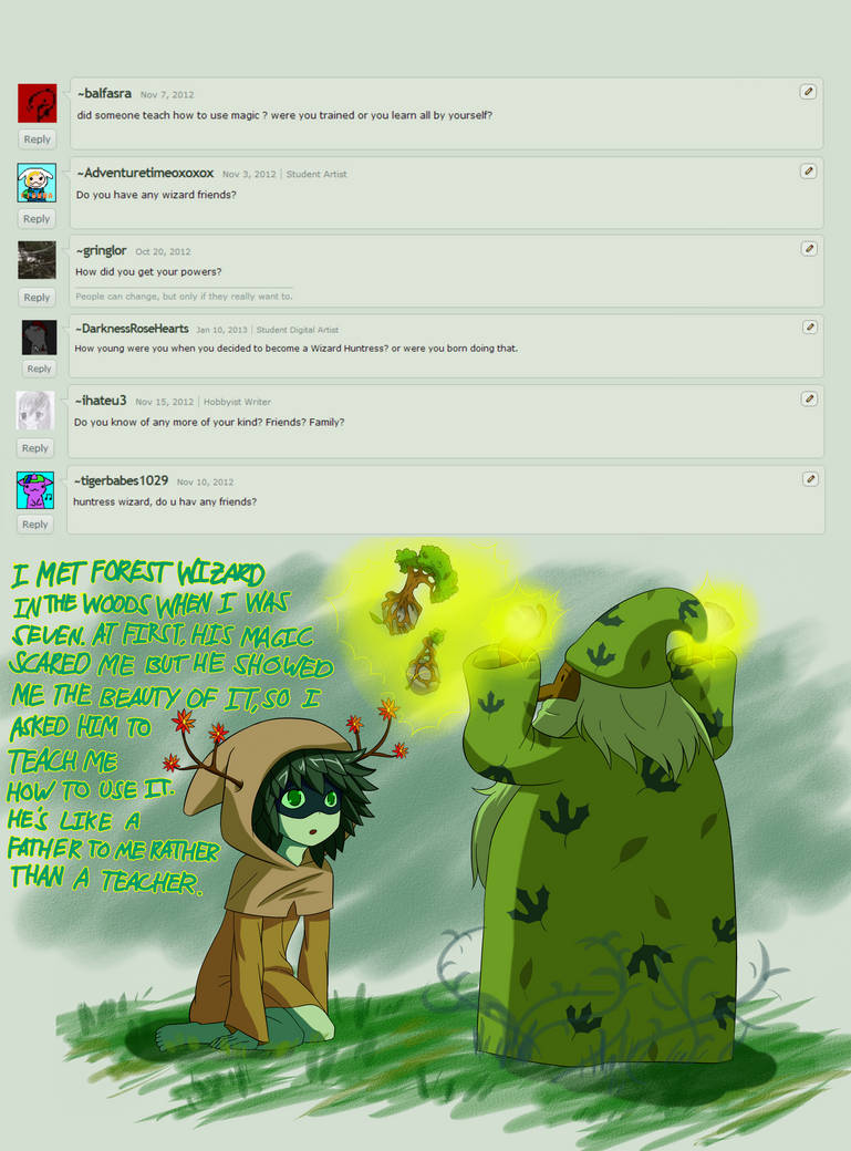 Wizard Question Huntress Wizard Question #9 - 14 by Mgx0 on DeviantArt