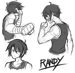 Brawler!Randy Sketches