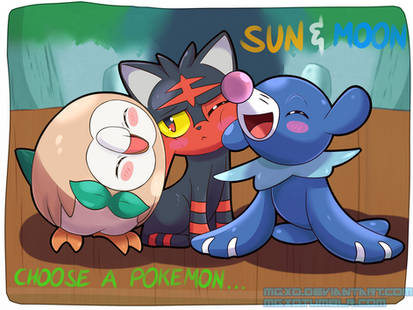 Pokemon Sun and Moon: Starters