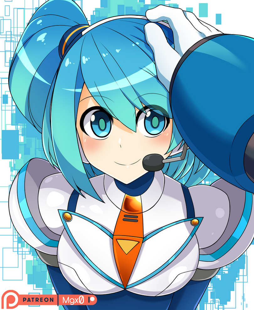 Patreon Reward: Mega Man X Dive Rico by Mgx0 on DeviantArt