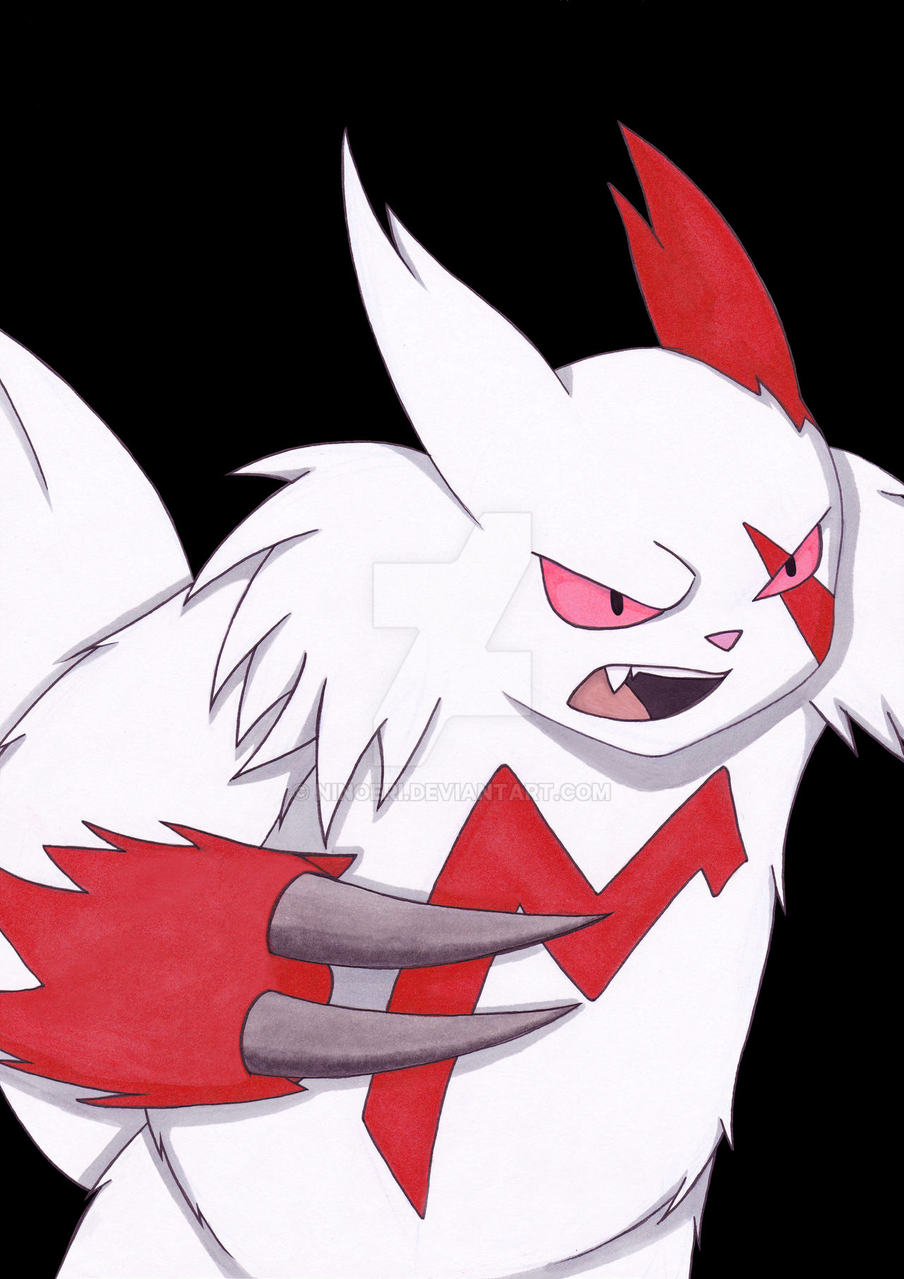 Zangoose Background Zangoose - Pokemon Fanart by Ninoeri on DeviantArt