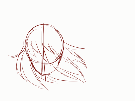 photo Hair Flowing Anime Gif hair flowing animation test by