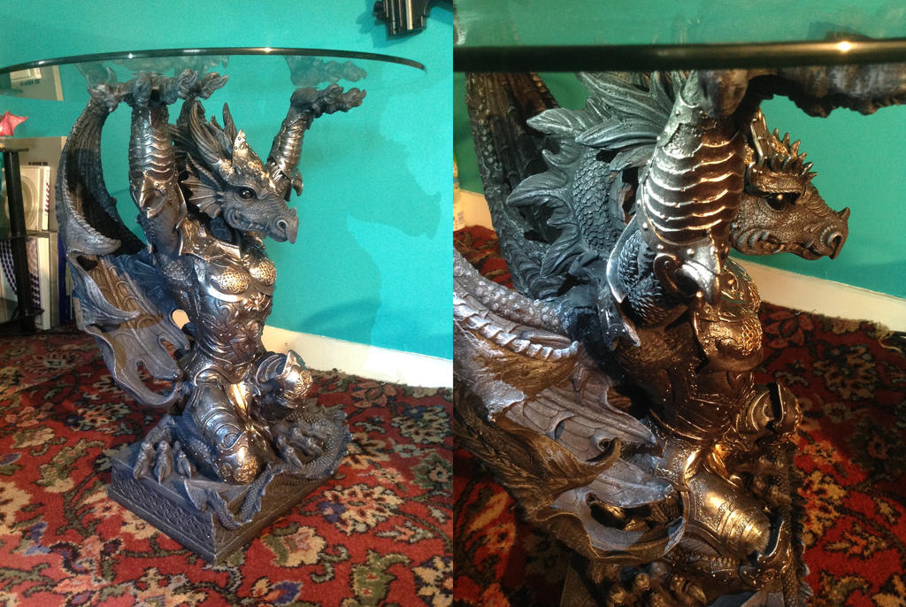 Column Dragon Table Warrior Dragon Table by LFS92 on DeviantArt