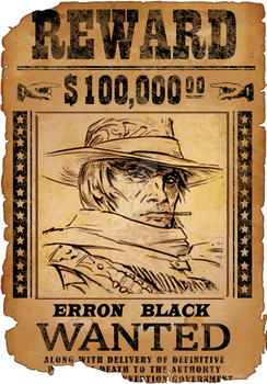 Erron Black - MK11 Wanted Poster