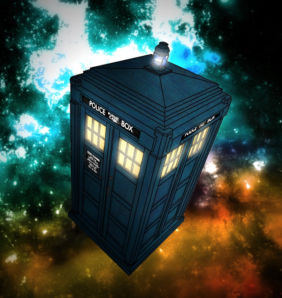 Nasa Tardis TARDIS flying through space by Fusionfall550 on DeviantArt