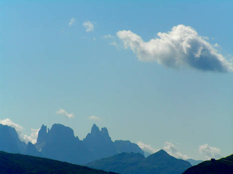 A cloud in the blue