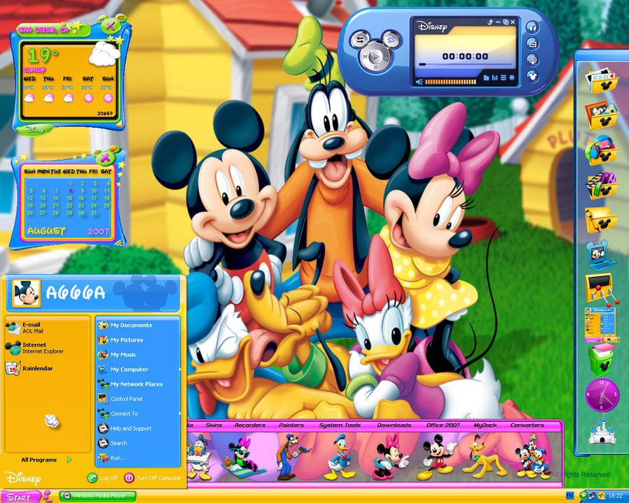 Disney Pc Computer World of Disney Desktop by a666a on DeviantArt