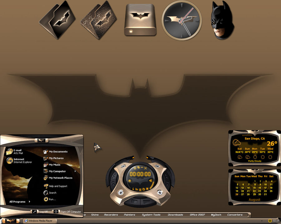 Batman Computer View Batman Begins Desktop III by a666a on DeviantArt