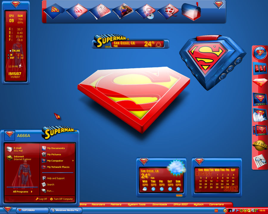 Ultimate Superman Desktop by a666a on DeviantArt
