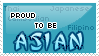 Proud To Be Asian Stamp