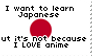 I want to learn Japanese...