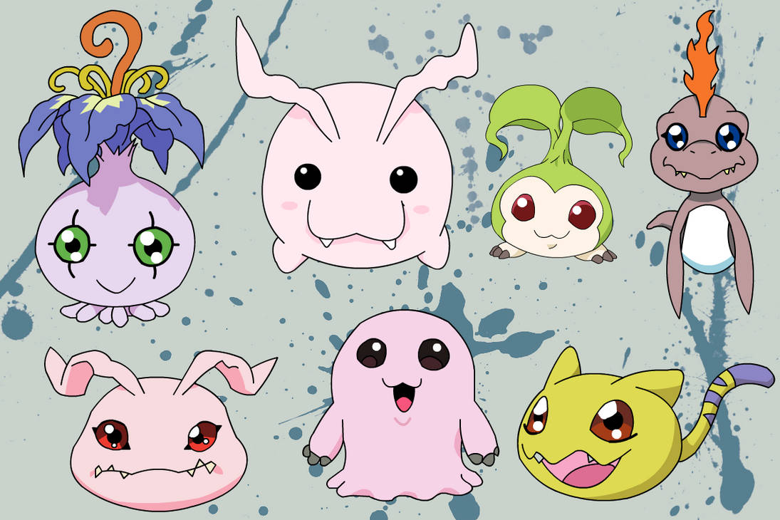 Digimon First Forms Digimons First Generation by adic-winchis on DeviantArt