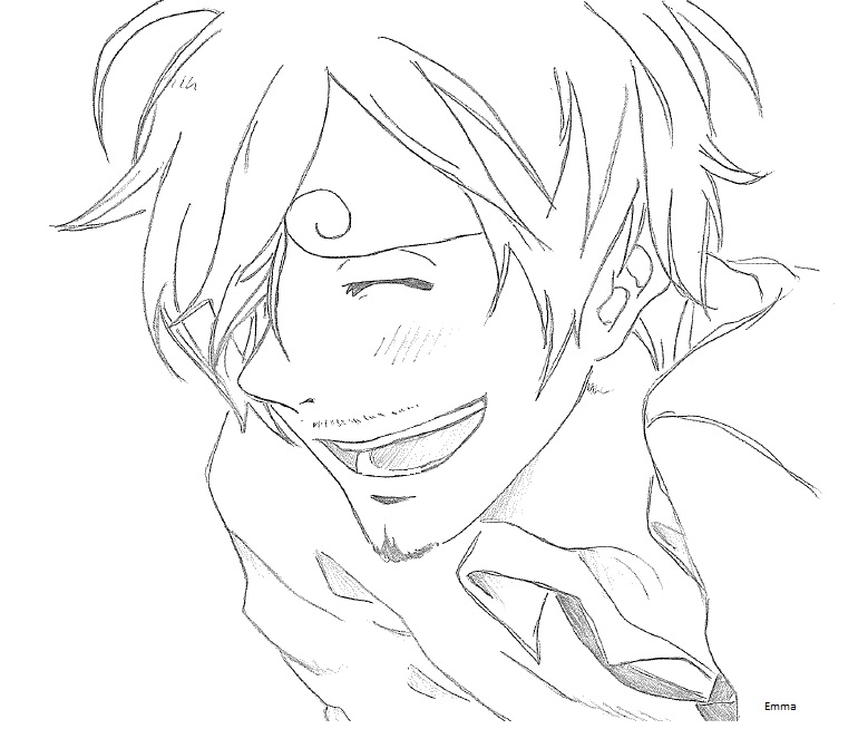 Sanji S Smile By Emma Is Drawing On Deviantart Sanji S Smile By Emma Is Drawing On Deviantart