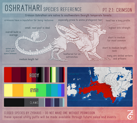 Oshrathari Species Ref [PT 2.1: Crimson]