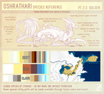 Oshrathari Species Ref [PT 2.3: Golden] by Zyraxus