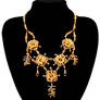 Yellow Floral Necklace