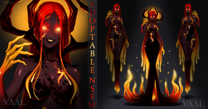 [CLOSED] ADOPTABLE #50 (GODDESS OF FIRE) by DrugVaal