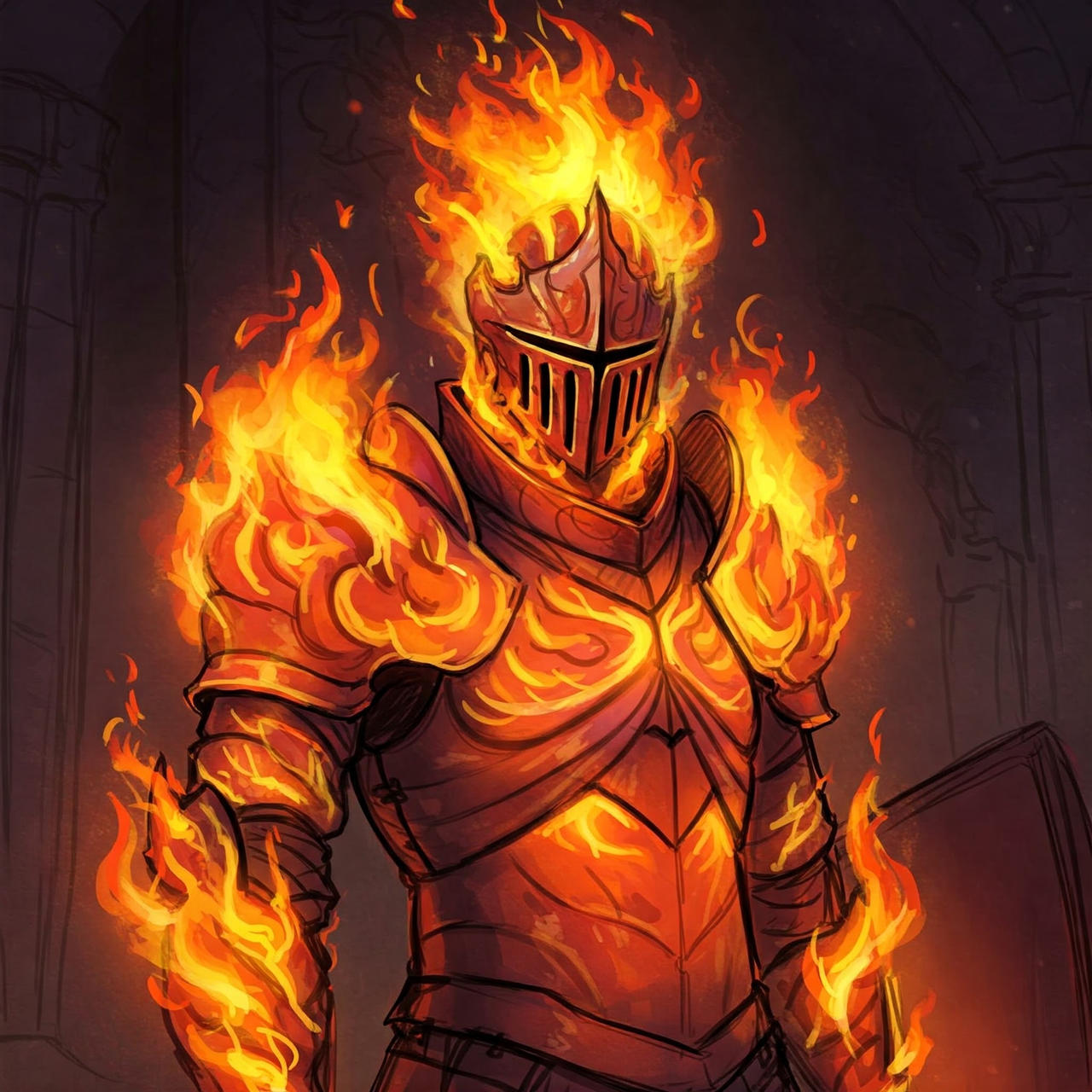 Ultrafire Knight Fire Knight by TheRenderKnight on DeviantArt
