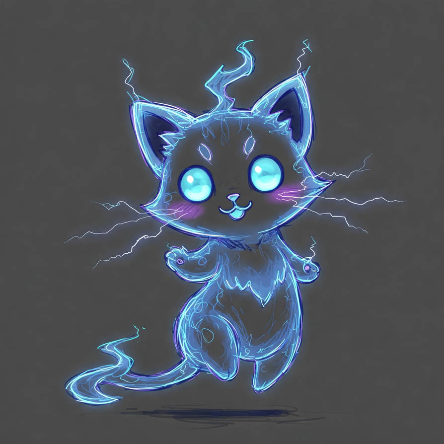 Cat Elctrify Electro kitty by TheRenderKnight on DeviantArt