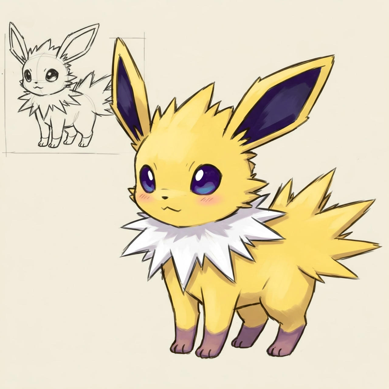 Chibi Jolteon Adoptable By TheRenderKnight On DeviantArt chibi-jolteon-adoptable-by-therenderknight-on-deviantart
