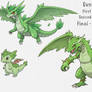 Thornadon Evolutions - Grass Dragon Type Fakemon