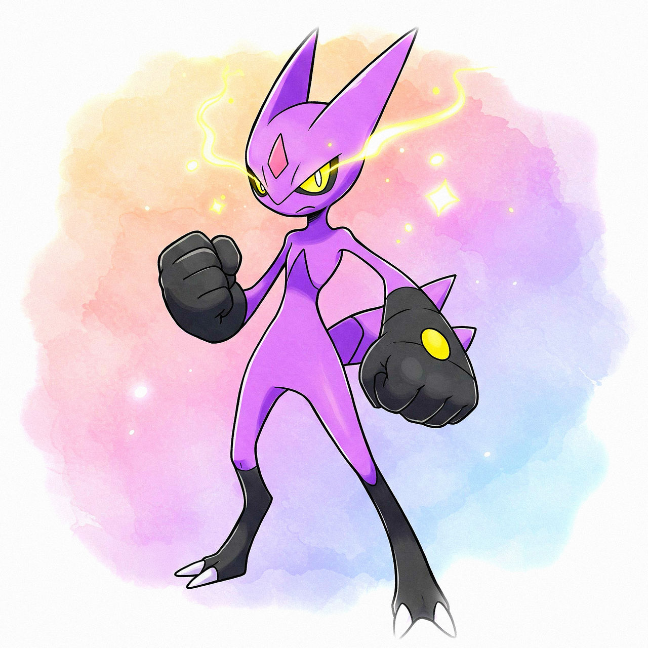 Psyclaw - Psychic Fighting Type Fakemon