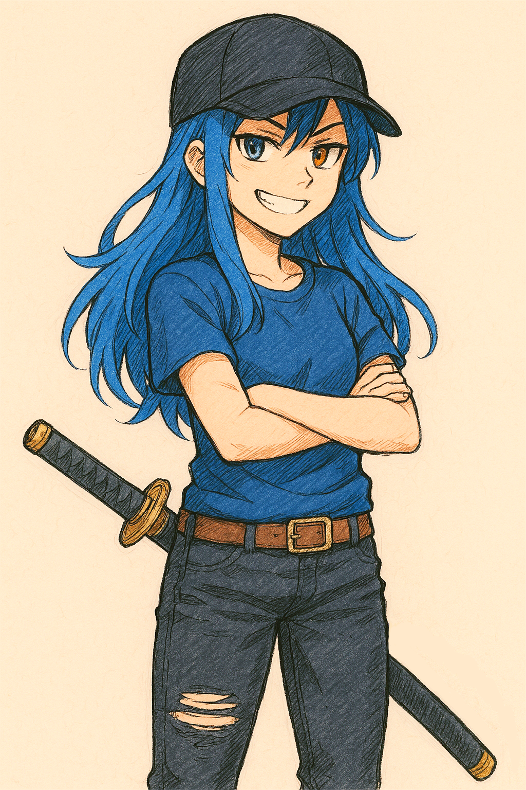 Samurai Girl - Plain Clothes