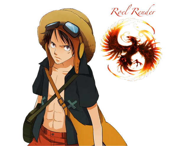 Monkey D. Luffy render by Ferdiferrah on DeviantArt