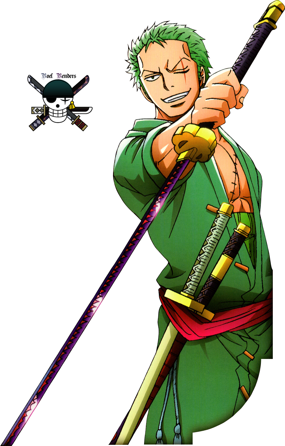 Render - Zoro Wano by iShigaGraph on DeviantArt