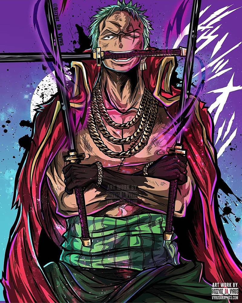 Roronoa Zoro  Desenho de uma peça, Animes wallpapers, Anime