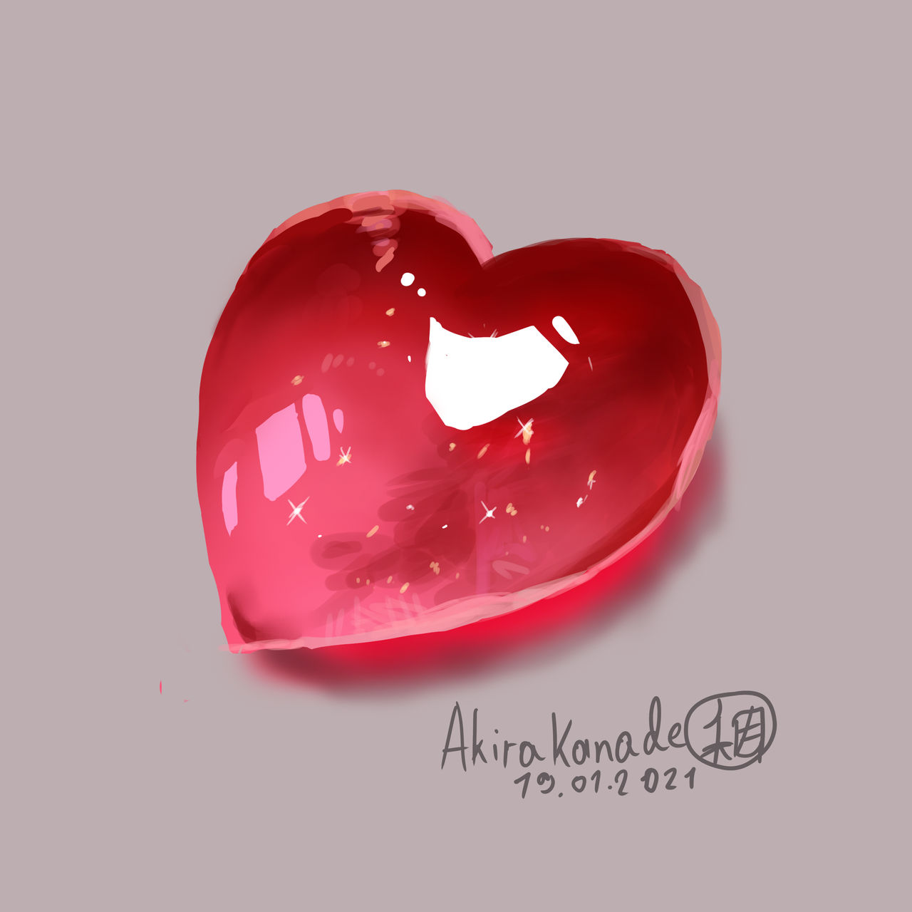 crystal heart drawing aesthetics by AkiraKanade16 on DeviantArt