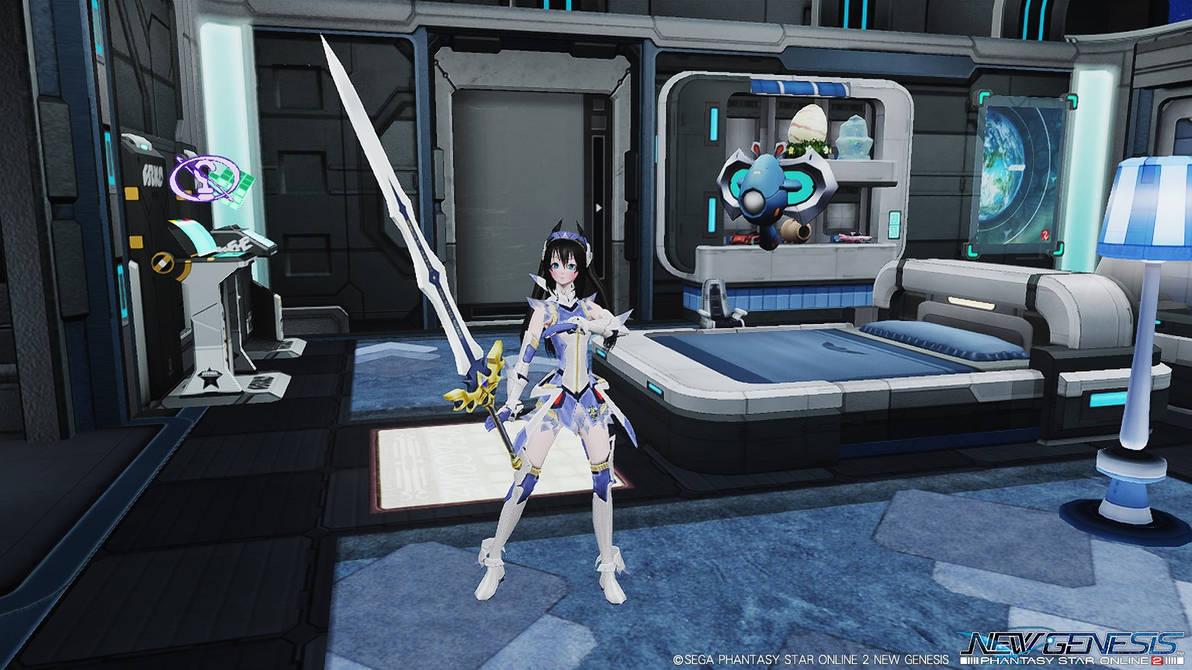 PSO2 (Global) - Saiyana (Braver) (Katana) (3) by demonspike23 on DeviantArt