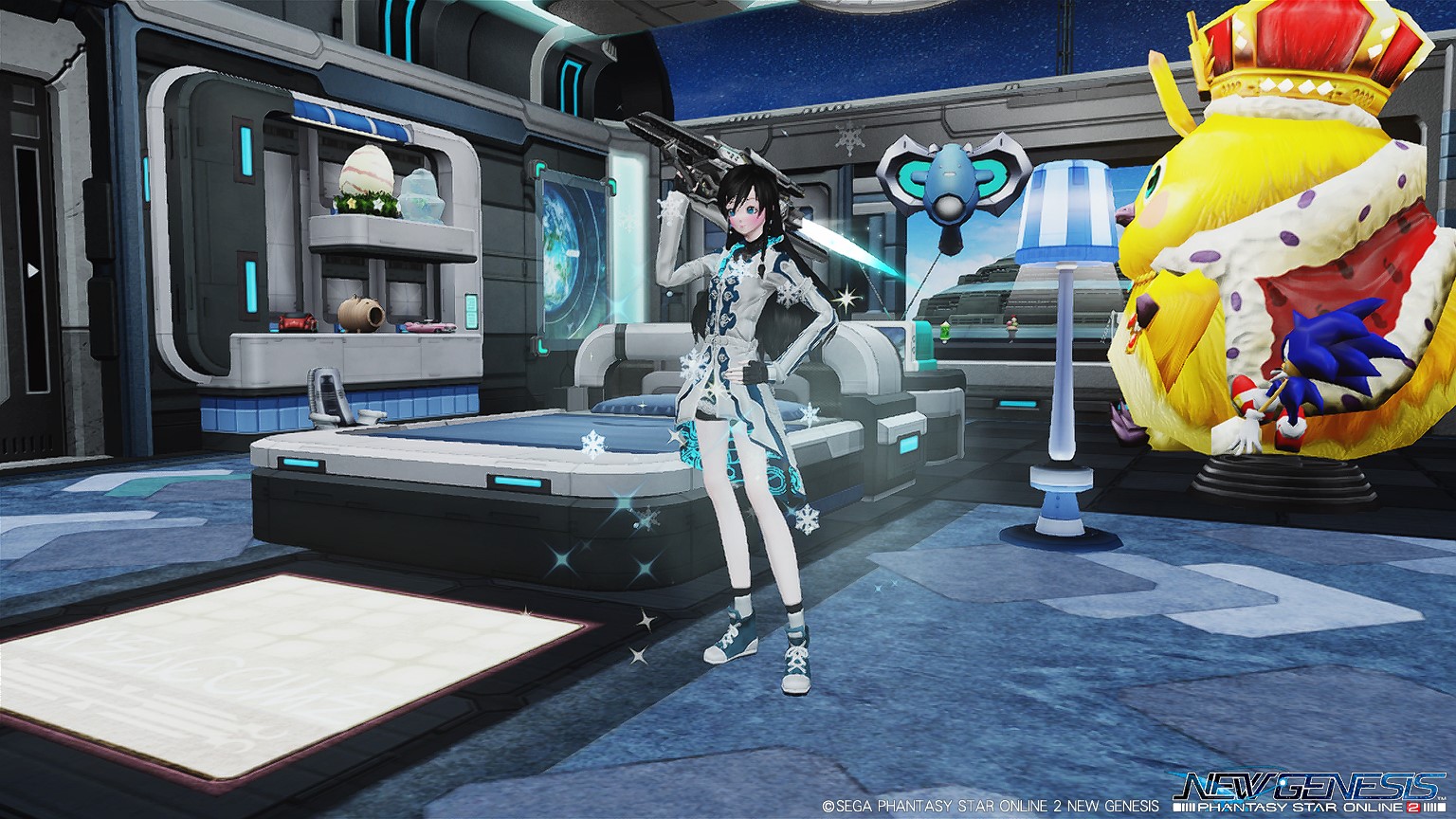 PSO2 (Global) - Saiyana (B-Luster) (Gunblade) by demonspike23 on DeviantArt