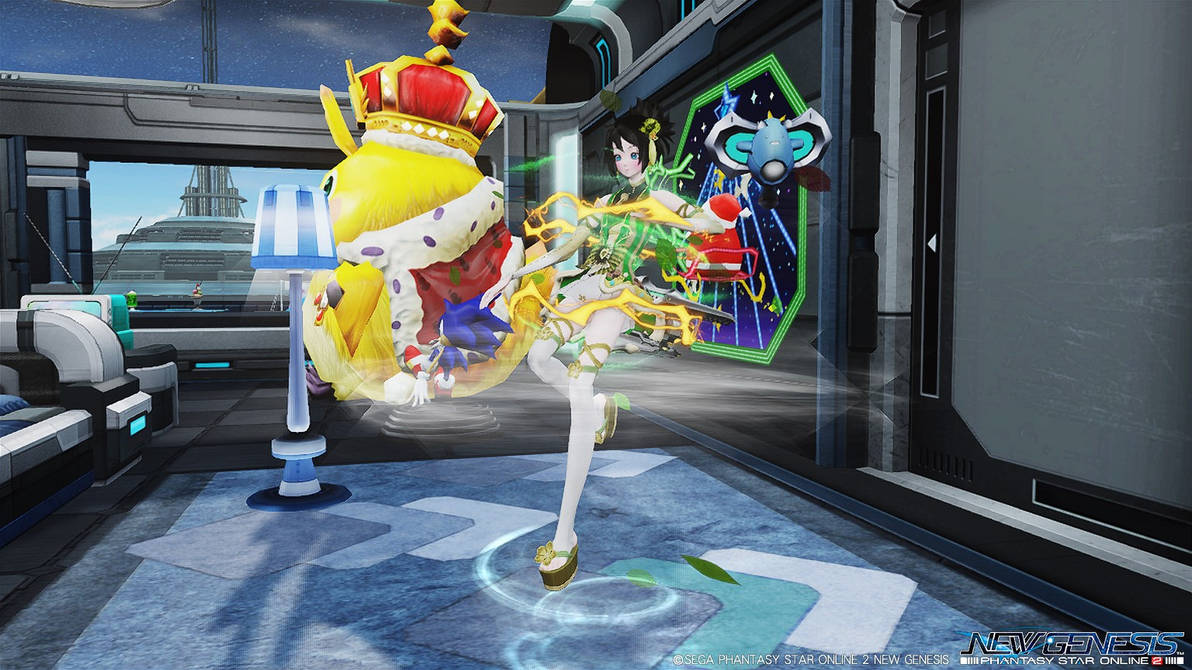 PSO2 (Global) - Saiyana (Z-Luster) Wind Pose by demonspike23 on DeviantArt