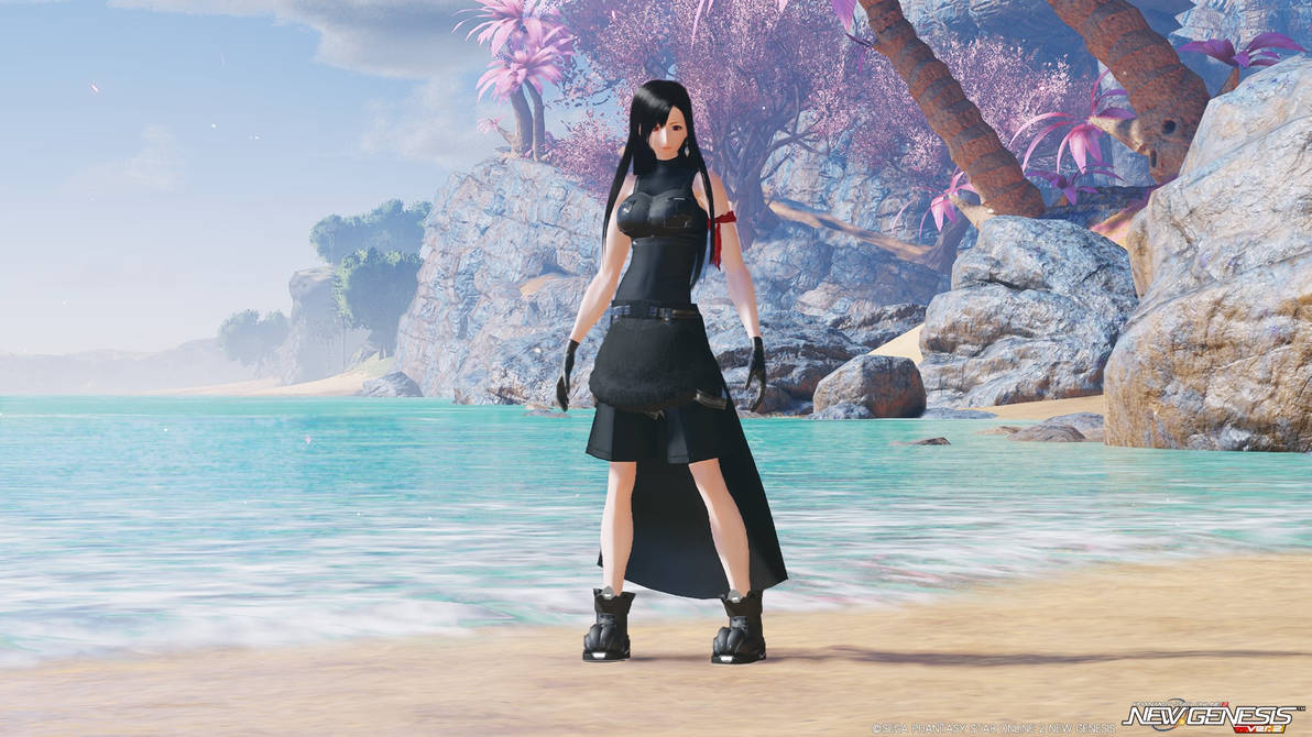 PSO2:NGS V2 - Saiyana (Tifa 2) - Idle by demonspike23 on DeviantArt