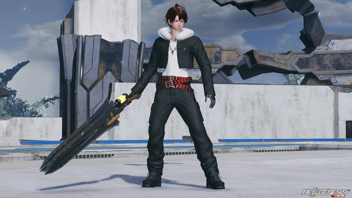 PSO2:NGS V2 - Garudos (Squall) (Gunblade) - Pose 1 by demonspike23 on ...
