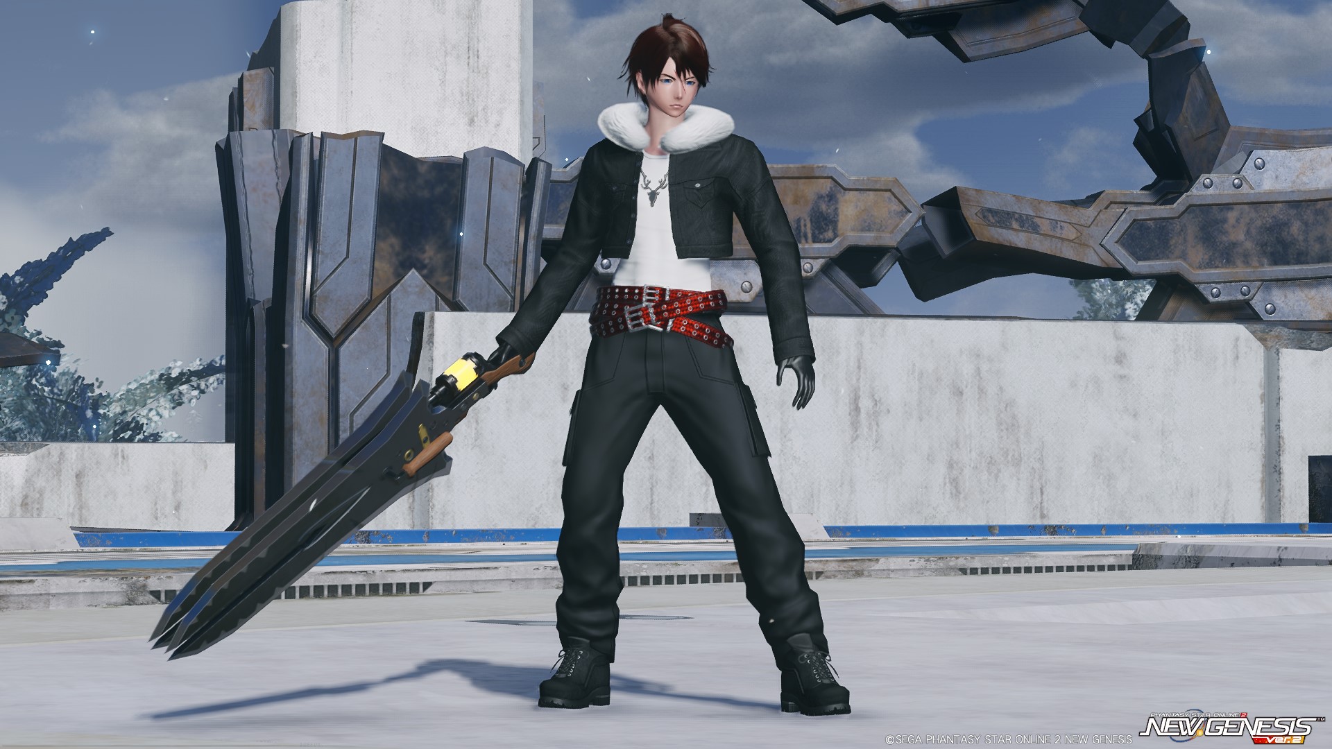 Gunblade Pso2 PSO2:NGS V2 - Garudos (Squall) (Gunblade) - Pose 1 by demonspike23 on ...