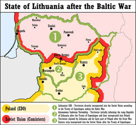 1st Alternate Map of Lithuania