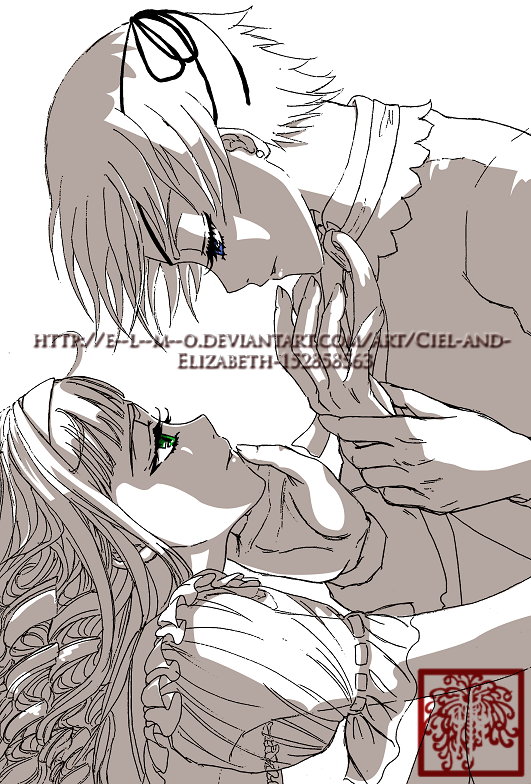 Ciel and  Elizabeth