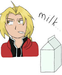 Edward and Milk (Colored)