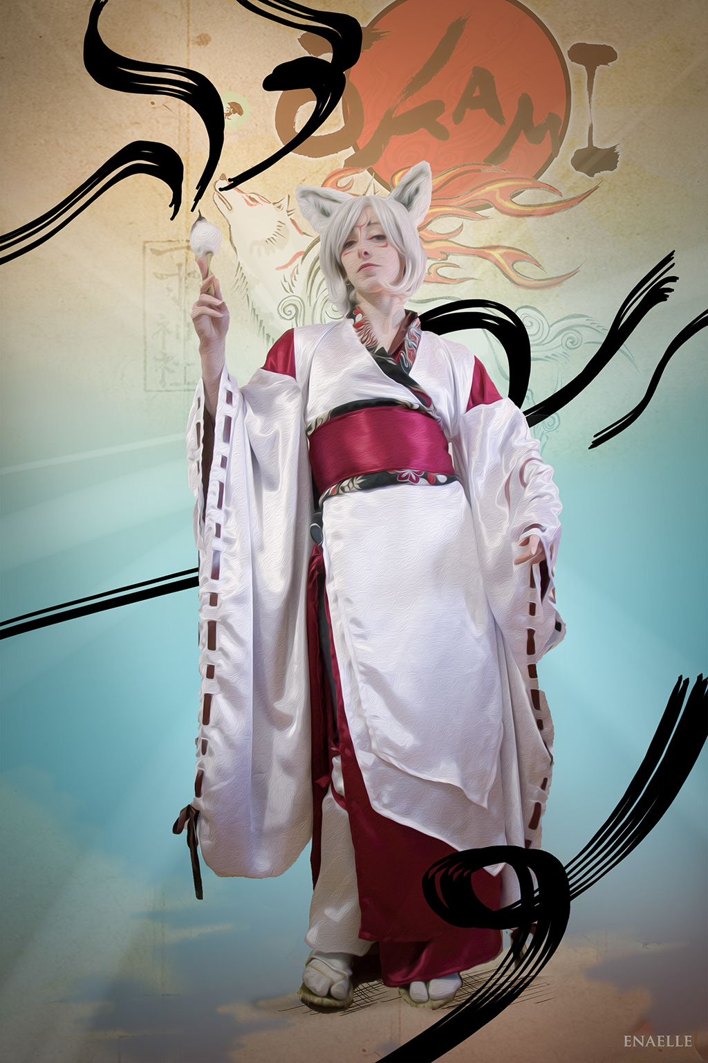 Amaterasu Okami cosplay!