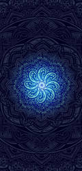 Mandala blue