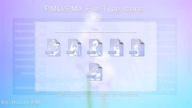 PMX/PMD Editor Icons