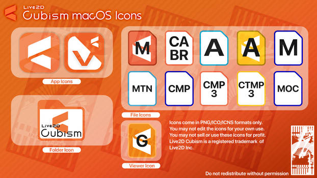 Live2D macOS Icons