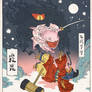 Kirby as an Ukiyo-e