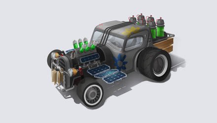 Vehicle design - eco hotrod