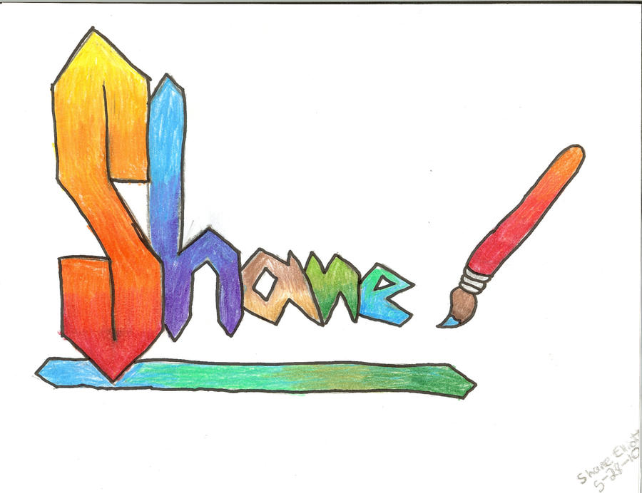 Shane Lettering Style shane by beeart123 on DeviantArt