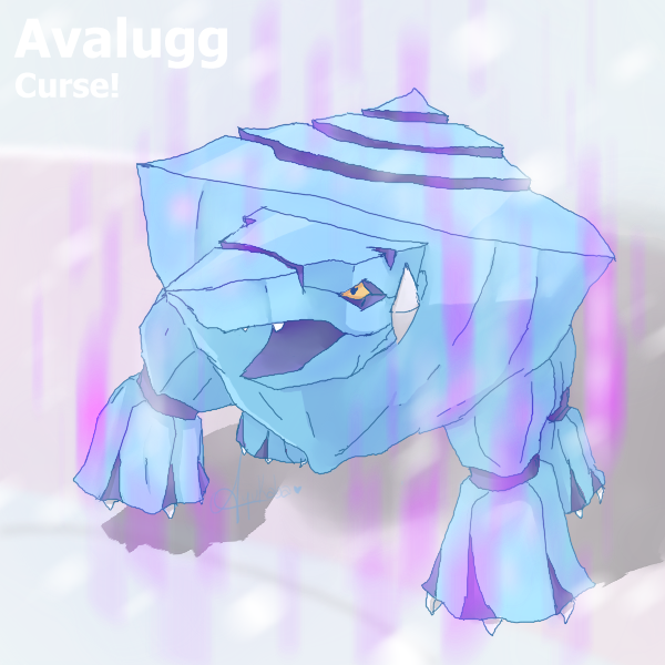 Avalugg Used Curse!