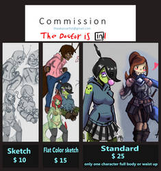 Commission sheet