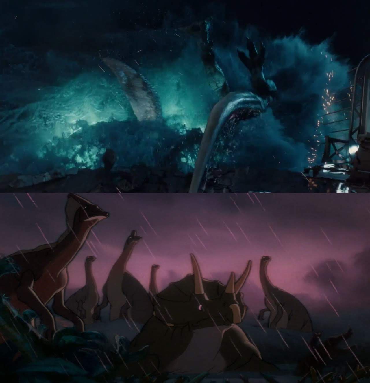 Rex Death The Dinos witness the Indominus Rex's Death by YoshiDinosaurus on ...